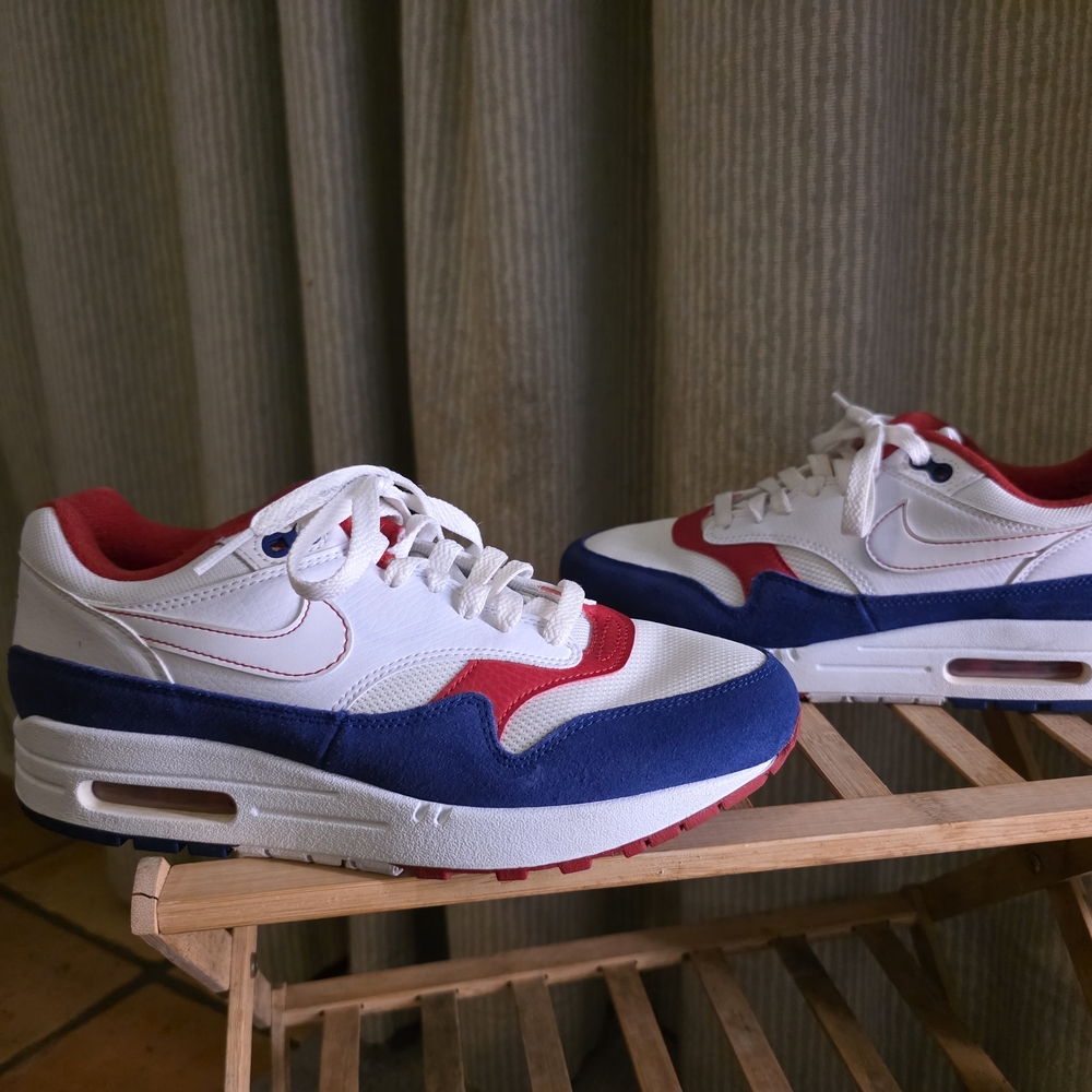 Nike Women's Air Max Sneakers - White, Red, Blue